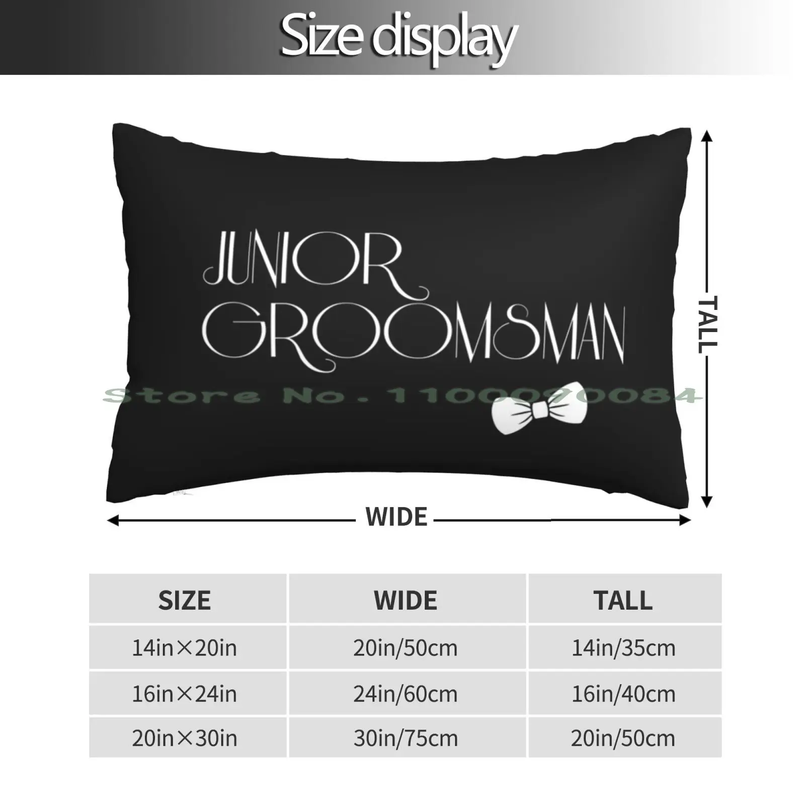 Groomsman Pillow Case 20x30 50*75 Sofa Bedroom Engaged Bachelorette Party Bachelor Party Flower Girl Usher Bride And Groom