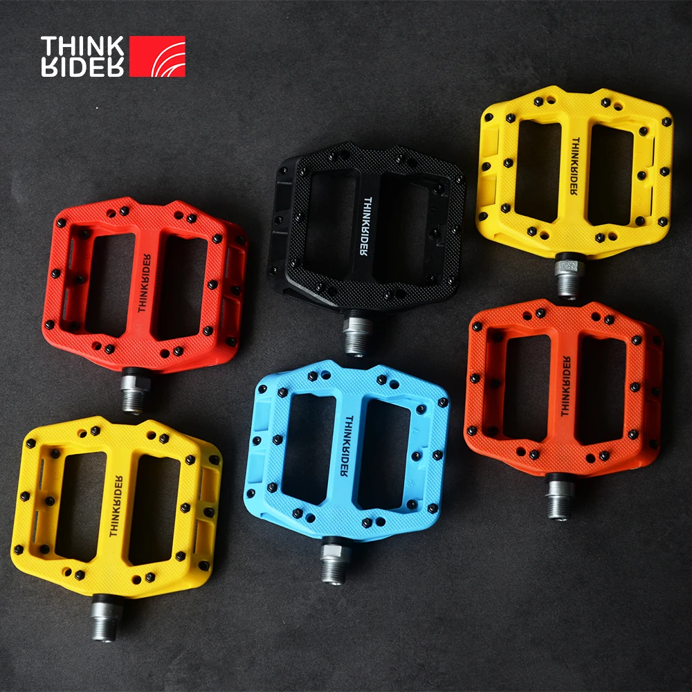 ThinkRider Flat Bike Pedals MTB Road 3 Sealed Bearings Bicycle Pedals Mountain Pedals Wide Platform Bicicleta Accessories