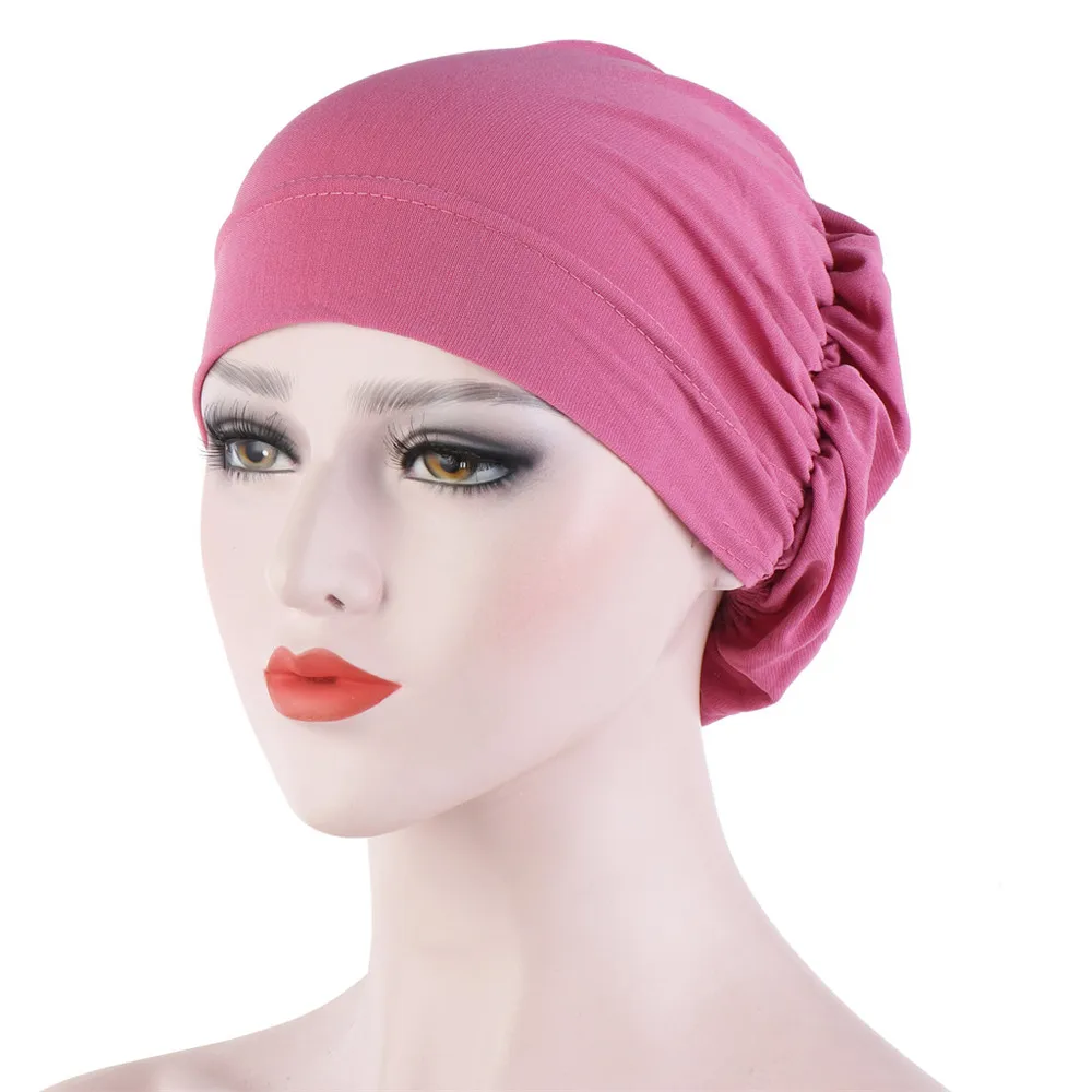 Neue Underscarf Frauen Chemo Cap Moslemisches Hijab Turban Knochen Bonnet Stretch Innere Ninja Hut Knochen Bonnet Rohr Headwear Kopf Schal wrap