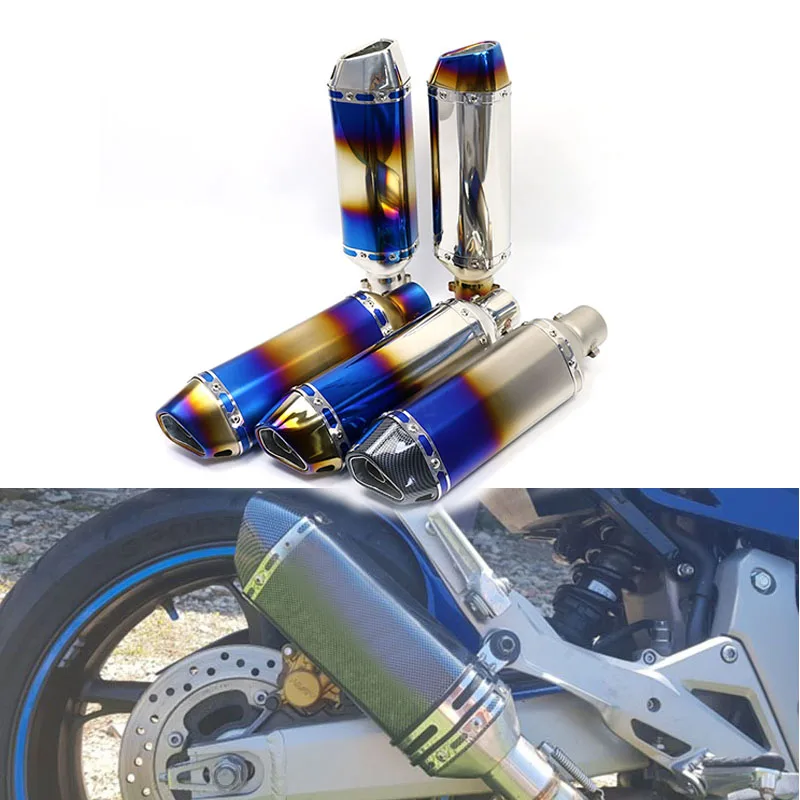 

Motorcycle Modified Off-road Yoshimura Exhaust Pipe Small Hexagon Muffler Db Killer Street Racing For Yamaha Honda Suzuki KTM