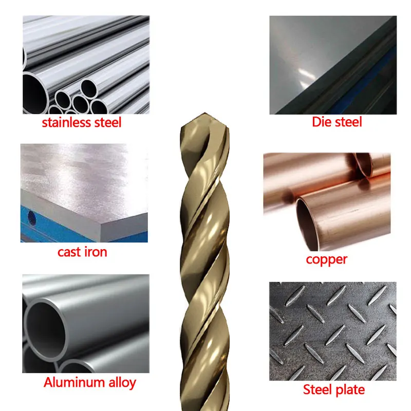 1PC HSSCO 5% cobalto M35 punta elicoidale lunga s 160MM 200MM 250MM 300MM punta elicoidale per acciaio inossidabile