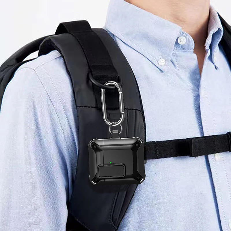 Công Tắc Dành Cho Rung TPU Tính Bảo Vệ Rung 2 Ốp Lưng Phụ Kiện Không Dây Tai Nghe Chụp Tai Có Móc Khóa