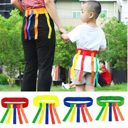 Children's Funny Game Toy Belt para jardim de infância Kids, Catching Tail Training Equipment, Teamwork Game Toys, Baby, 5 10Pcs por conjunto