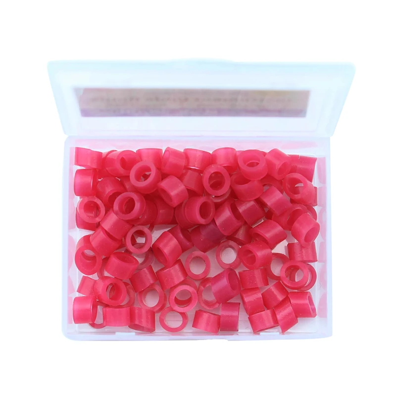 100Pcs/box Dental Identification Circle Instrument Disinfection Coloring Code Oral Care Plastic Ring Dentist Tools