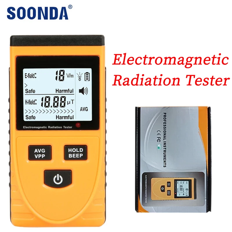 Electromagnetic Field Radiation Detector Tester Emf Meter Counter Emission Dosimeter Computer Electric Field Magnetic Field Dosi