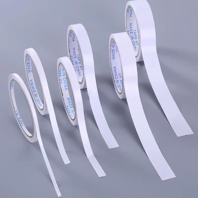 Office supplies strong sticky ultra-thin double-sided tape 0.5cm transparent white double-sided tape 12 m