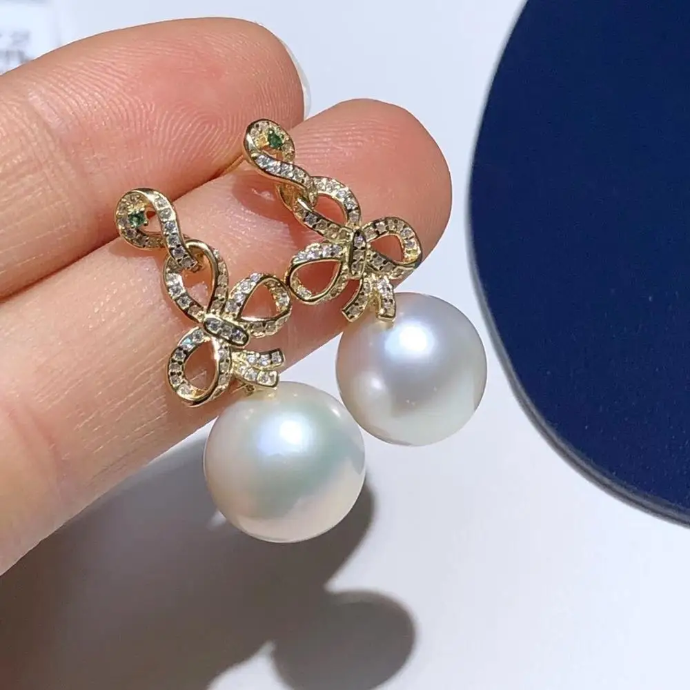 

New Arrival 925 Sterling Silver Earrings Findings Settings Base Mountings Parts for Pearls Agate Crystal Stones Jade 5pairs/lot