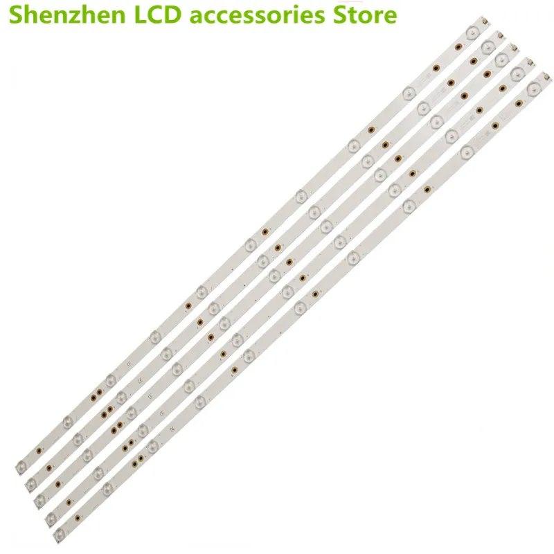 

FOR NEW 43inch Light bar 43LH500T LB43015 V0-03 LB43101 L42F220B L42P60BD 10LED 84.4CM 3V 100%NEW LED backlight strip