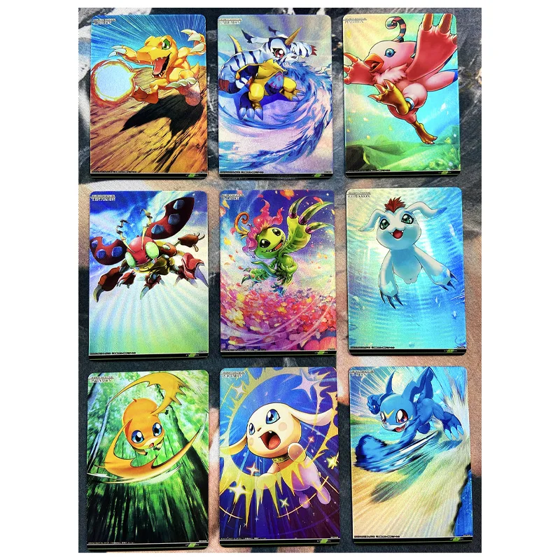 9pcs/set Digimon Digital Monster No.4 Battle Spirits Toys Hobbies Hobby Collectibles Game Collection Anime Cards