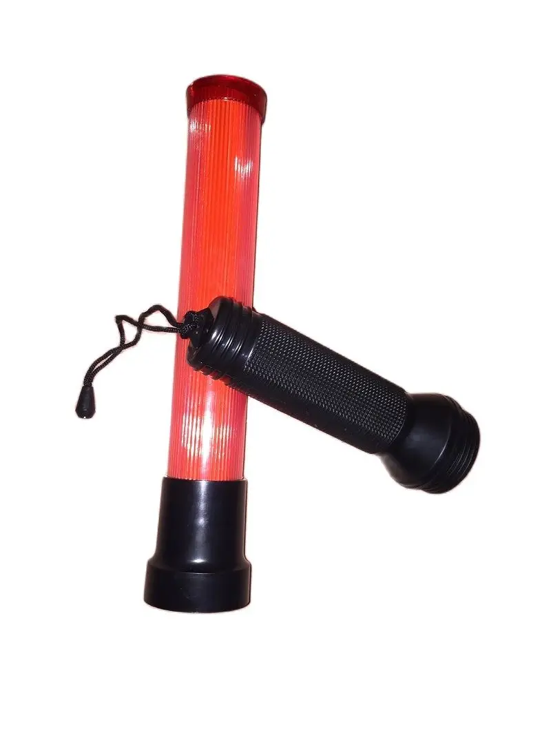 41CM*4CM Outdoor LED Traffic Baton Flashing Warning Safety Light Road Traffic Persuation Tools