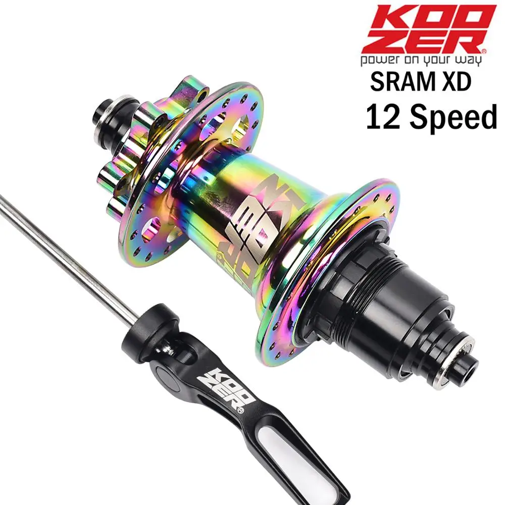 KOOZER Bicycle Hubs XM490 PRO 32 Hole Rear hub For Sram XX1 GX XD 12 Speed Disk Brake Mtb Bicycle Hub Parts 135x10MM 142x12MM