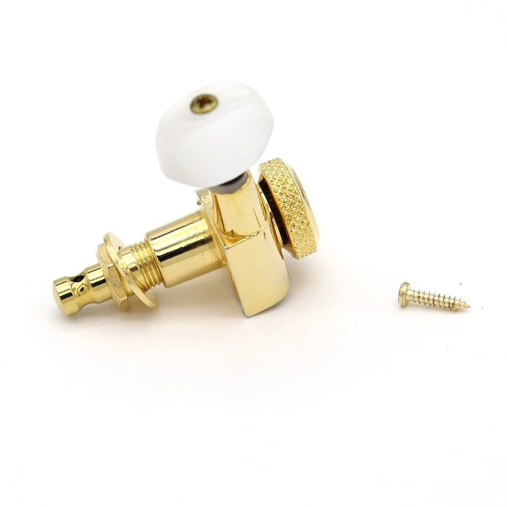 1set Wilkinson Guitar Locking Tuners Guitar Tuning Peg machine head with pearl Botton Head