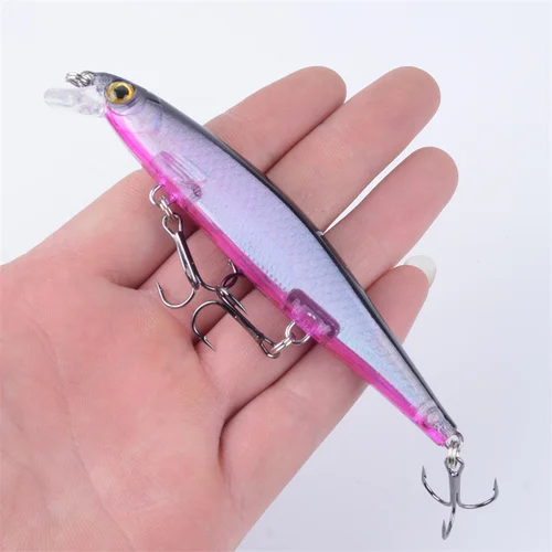 Imagen 2 del producto Señuelo de pesca de pececillos que se hunde con láser, 11cm/13,6g de largo, cebo duro Artificial, Jerkbait, Lucio, carpa, aparejos de pesca, 1 ud.