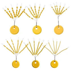 150Pcs Rubber Float Stops Fishing Bobber Line Stopper Space Beans Fishing Rig Tackle lure Fishing Accessories
