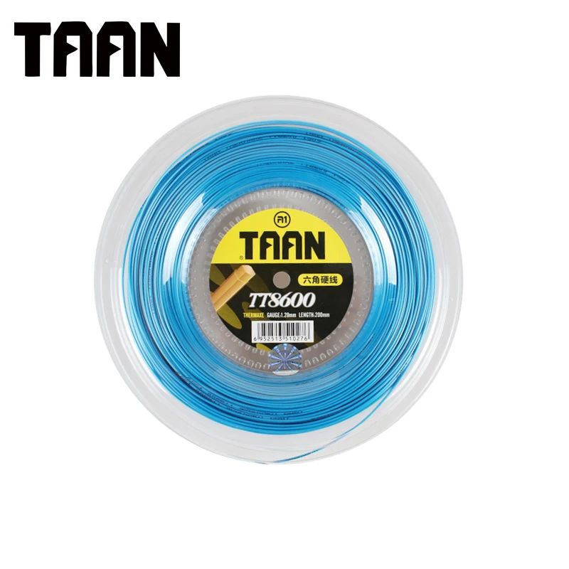 

1 Reel TAAN TT8600 1.2mm hexagonal String Tennis Racket String Sport Control Tennis Strings 200m Reel Good Quality 200m