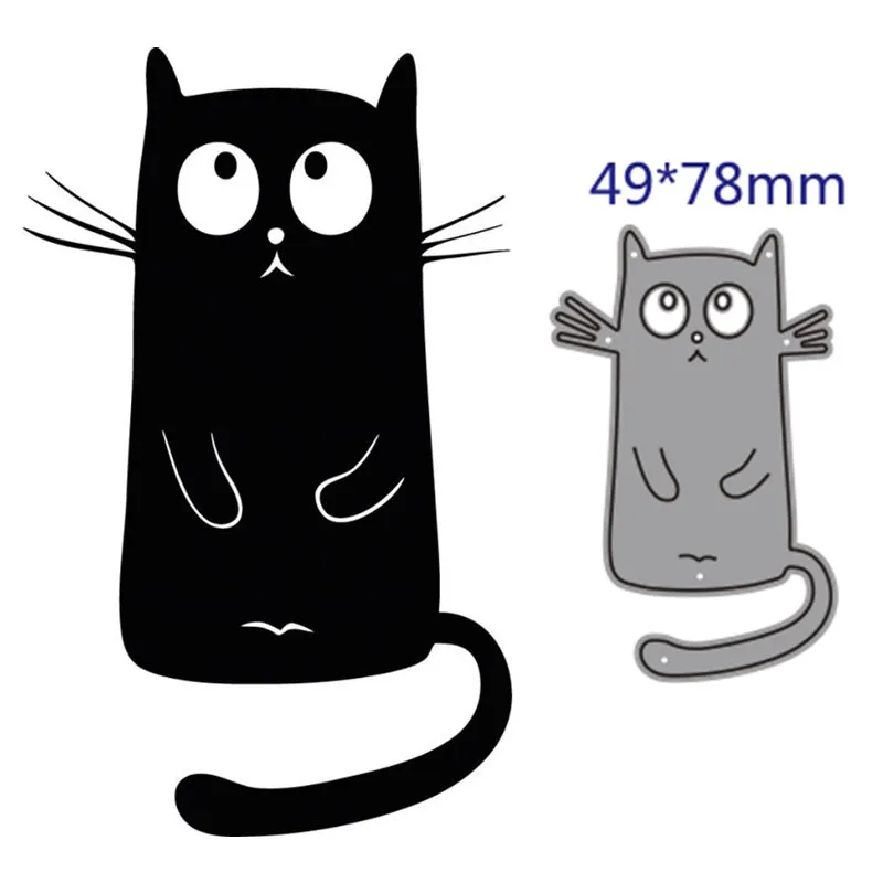 metal cutting dies cut die mold Animal cat decoration Scrapbook paper craft knife mould blade punch stencils dies