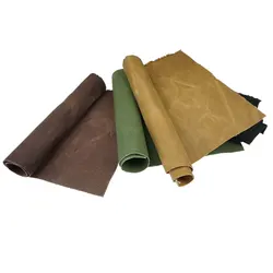 Waterproof Waxed Army Duck Canvas Fabric By The Yard 100% Cotton DIY For Waist Apron Drawsting Bag Rifle Buttstock 58inchX36inch