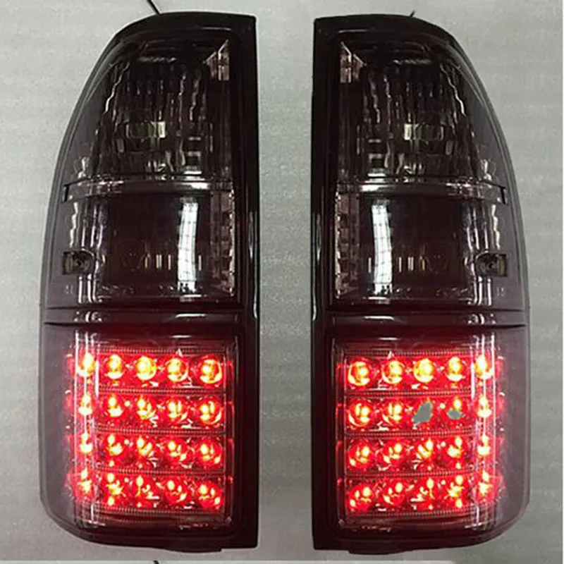 2pcs/set LED Tail Lights Black For Land Cruiser Prado 3400/2700 FJ90 LC90 1998-2002 Year