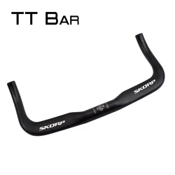 Ultra-light Aluminium Bicycle TT Bar Bicycle Bullhorn Handlebar Fixed Gear Bike Drop Bar 31.8*400mm Bicycle Spare Parts