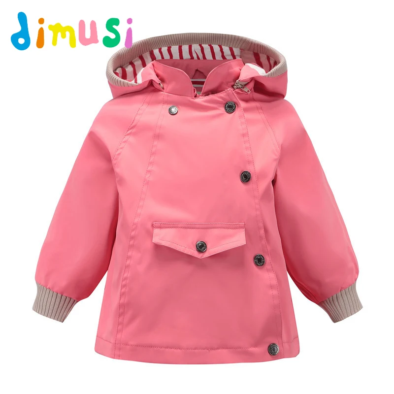 Spring Autumn Boy's Bomber Jackets Fashion Children Waterproof Hooded Trench Coats Girls Windbreaker Jackets Kids Clothing 12Y