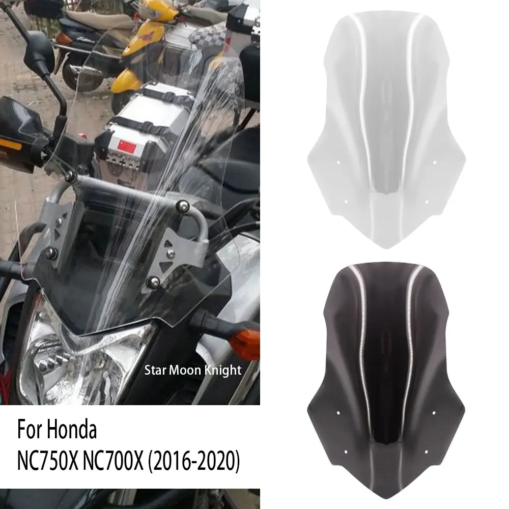 

Motorcycle Accessories Screen Windshield Fairing Windscreen For Honda NC700X NC750X NC 750 700 X 2016 - 2020 2019 2018 2017 2016