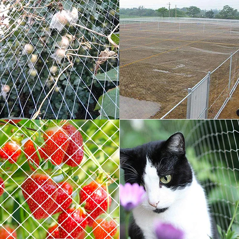 Mocna siatka przeciw ptakom nylonowe siatki ogrodowe siatka do uprawy owoców drzewo roślin wielokrotnego użytku osłony ochronne rolnicze kabaretki