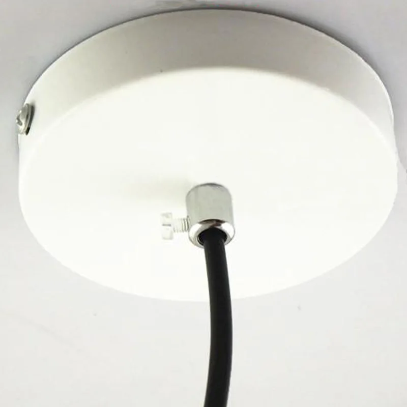 30pcs/lot Brass Cable/Steel Rope Grip, Black White Color Clip Wire Cord Grip Pendant Light Cable Lock, Ceiling Rose DIY