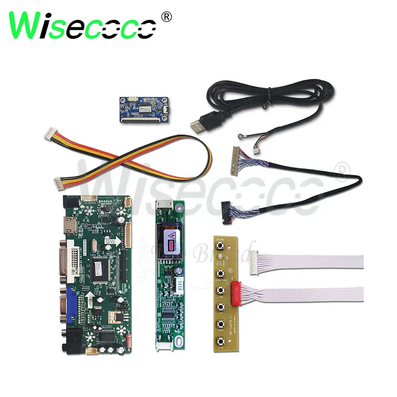 Imagem -06 - Wisecoco-hdmi-compatível Display Lcd Driver Board Módulo Touchscreen Vga Lvds 1024x768 4:3 15 Polegada