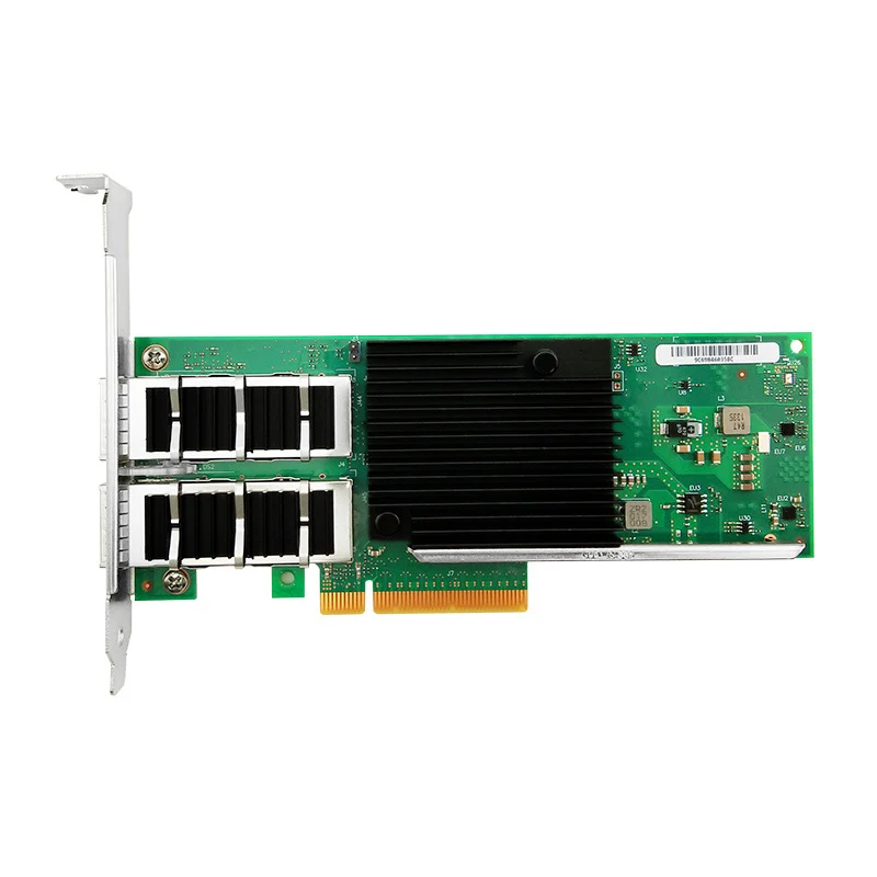 Tarjeta de red de servidor de doble puerto, chip Intel XL710, XL710-QDA2, 40/10GbE, QSFP + conector PCIe 3,0x8 NIC, perfil bajo y altura completa