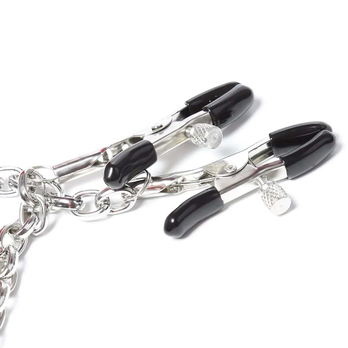 Metal Nipple Clamp with Metal Chain for Women Fetish to Breast Labia Clip Stimulation Massager Bdsm Bondage Sex Products