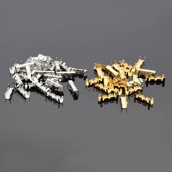 100pcs 453 U-shaped tab cold inserts Docking connector line pressing button quick connect terminal wiring 0.5 to1.5 square mm2