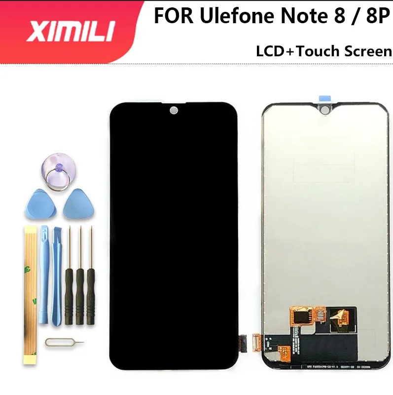 

New 5.5'' Original 100% Tested for Ulefone Note 8 LCD Display+Touch Screen Digitizer Assembly for Ulefone Note 8P Replacement