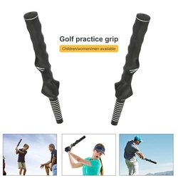 1 PC przenośny Golf trening swingu golfowego uchwyt treningowy standardowa pomoc dydaktyczna praworęczne pomoce treningowe dla lewego golfa prawidłowa pozycja