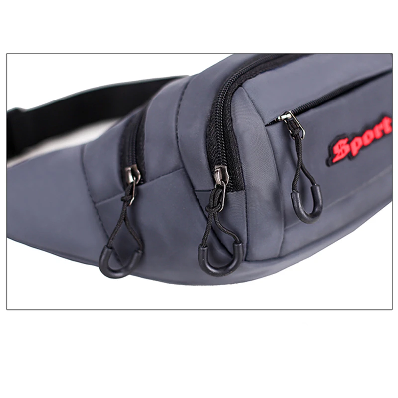 Men Waist Bag Pack Purse Casual Large Phone Belt Bag Pouch Women\'s Canvas Travel Phone Bag Fanny Banana Bag Hip Travel Phone Bag