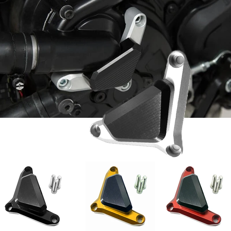 Motor Water Pump Protector Guard Cover Crash Pad for Ducati Diavel Monster 821 1200S Hypermotard Multistrada 939 950 1200 1260