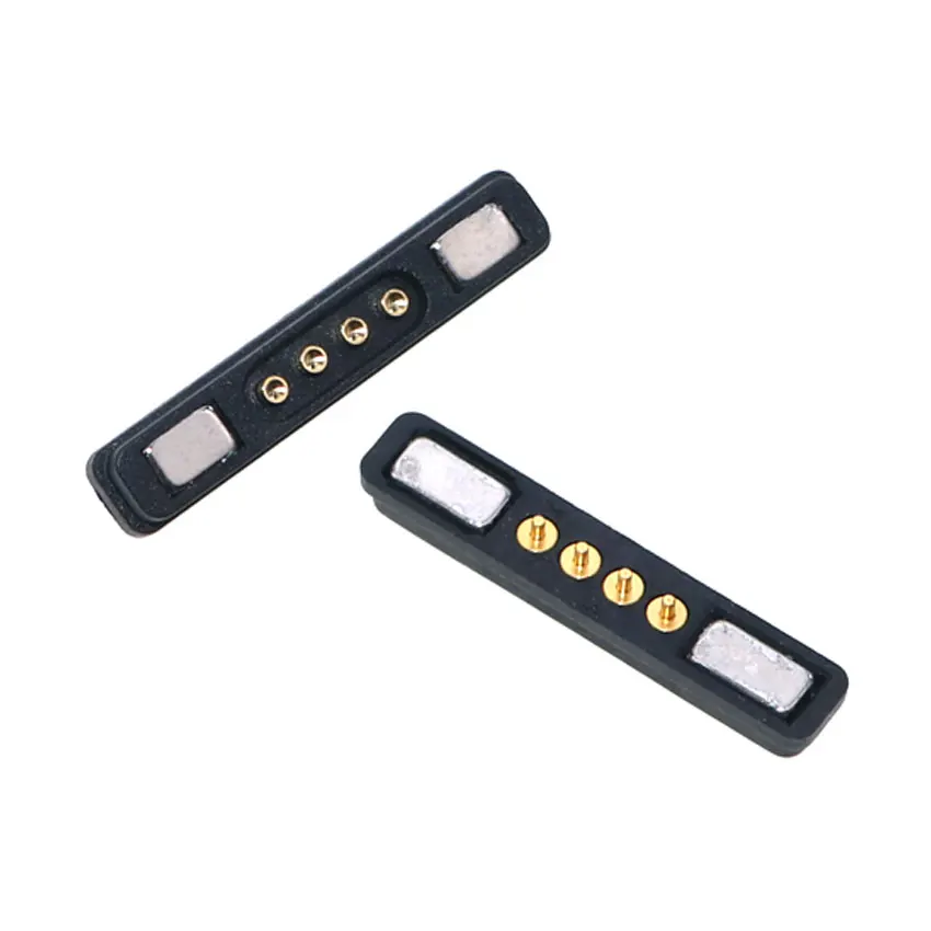 YuXi 1 Paar Magnetic Stecker 2 3 4 5 6 Pole Pogopin Männlich Weiblich 2,2 MM Grid THT 3A Frühling geladen Pogo Pin Wasserdichte Pad