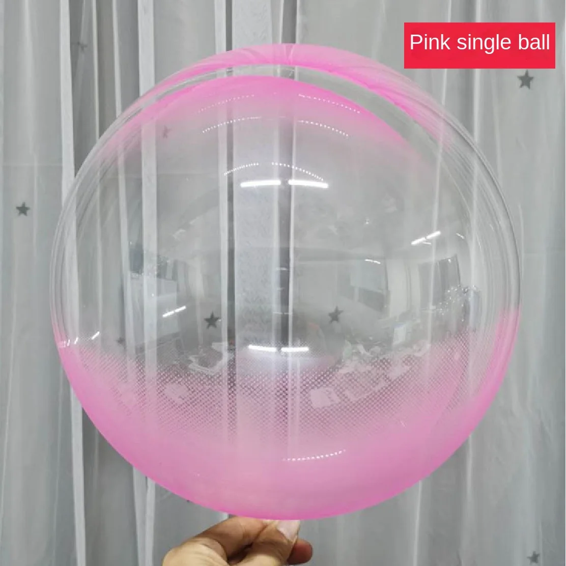 Net Red Transparent Stretch Version Bobo Ball Factory Wholesale Double-sided Printing Bobo Balloon Birthday Wedding Decoration