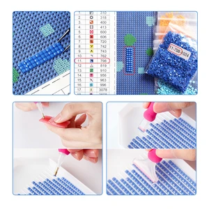 Momoart-Diamond Mosaikmalerei für die Heimdekoration, farbenfrohe Wolkenstickerei, Fantasy-Diamantlandschaft, quadratisch und rund, Neuankömmling 10 Hauptverkaufstische in Misagas - №8