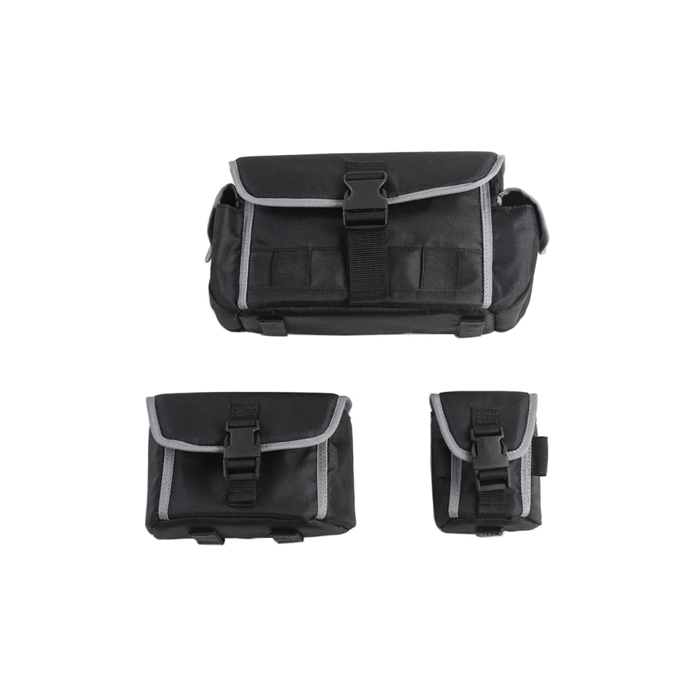 for Jeep Wrangler TJ JK JL Rubicon 1997-2023 Seatback Storage Bag Tailgate Door Organizers Pocket Car Interior Accessories Black