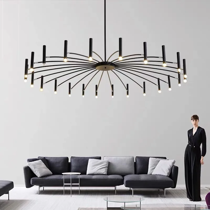 Modern Restaurant LED Chandelier Lighting Nordic Designer LivingRoom Bedroom Hanging Lamp Office Study Lights Home Deco fixtures