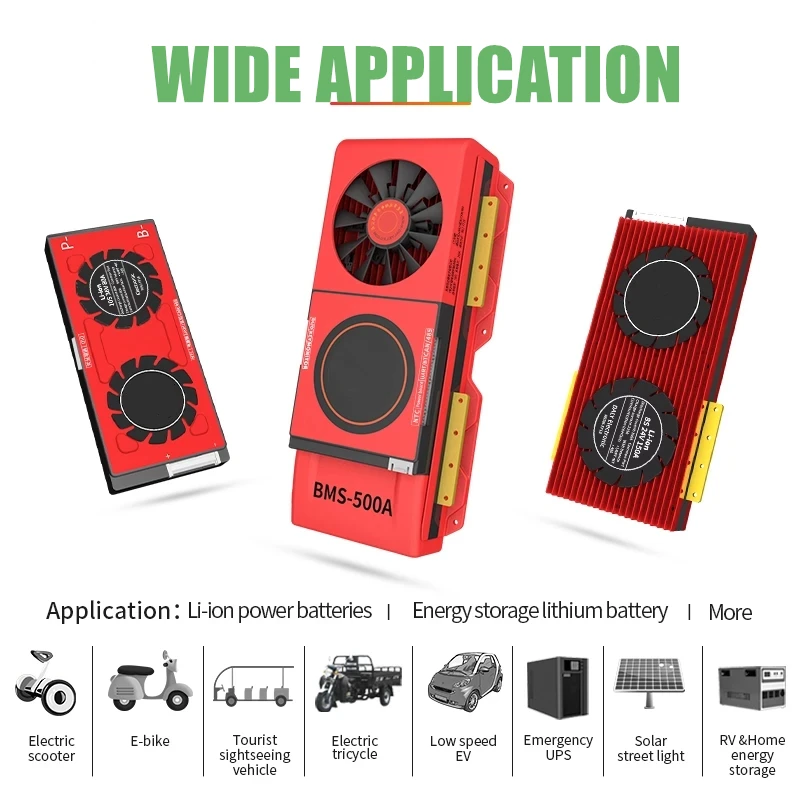 Imagem -05 - Bateria Inteligente Bms com Equilíbrio Bluetooth para Solar Daly 4s 12v 200a 250a Poland Stock Daly 4s