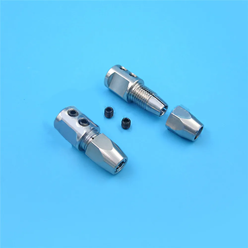 Flexible Shaft Coupling Coupler Sleeve Flex Collet Coupler for 3.18*4mm 4*4mm 5*4mm 5*4.76mm Motor Shaft for RC Boat Model Parts