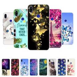Fashion Flowers Silicone Case For Xiaomi Redmi 7 Phone Case For xiaomi Redmi Note 7 S2 Note 5 Pro 5a Prime Cover Bumper Cases