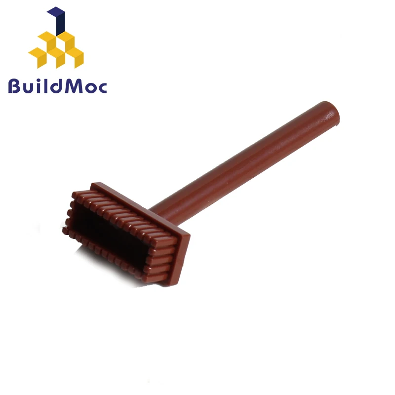 BuildMOC Compatible Assembles Particles 3836 Broom Floor Brush  Building Blocks Parts DIY electric Educational gift Toys