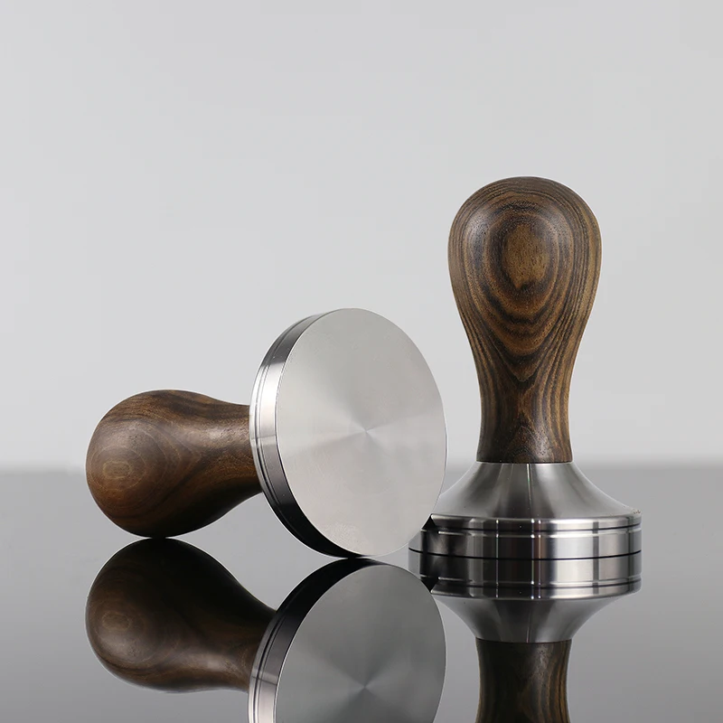 Kaffee Tamper 51mm 57mm 58,5mm Für Delonghi Breville Lelit Siebträger Edelstahl Espresso Zubehör Ecke Barista werkzeuge – Detail 20