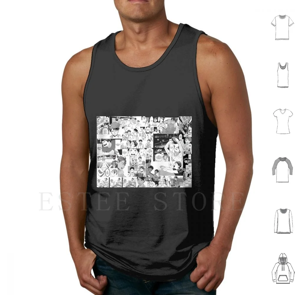 Oikawa Tank Tops Vest Sleeveless Oikawa Aoba Aoba Josai Haikyu Karasuno Iwa Iwazumi Setter Grand King
