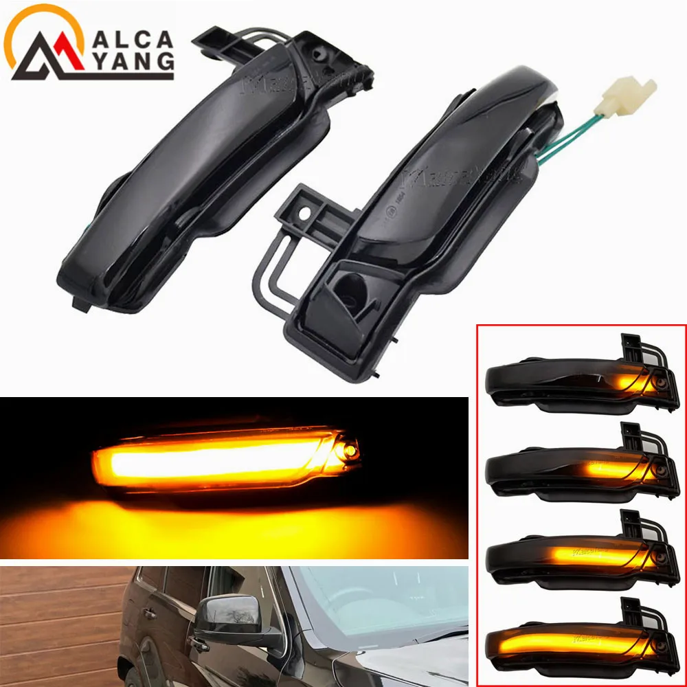 for Jeep Grand Cherokee MK IV WK2 2011 2012 2013 2014 2015 2016 2017 2018 2019 Dynamic LED Blinker Mirror Turn Light Signal Lamp