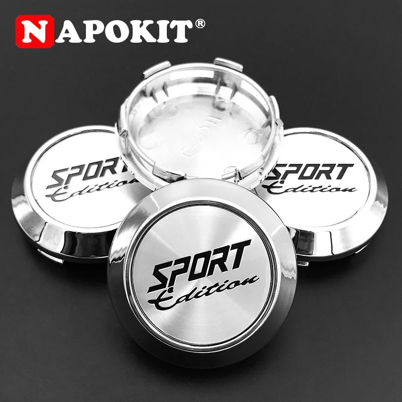 4pcs 60mm SPORT Rim Car Wheel Center Cap For LADA TOYOTA NISSAN Hyundai KIA Chevrolet Mitsubishi Ford BMW Hub Caps Dust-proof