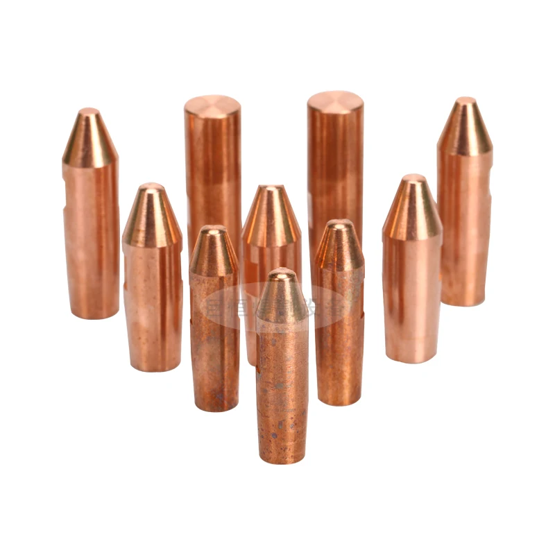 13X45mm 13x60mm 16x60mm 20x60mm High Hardness Resistance Welding Electrode C18200 Pneumatic Spot Welder Electrode Tip