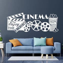 Theater Room Decor Home Cinema Vinyl Wall Art Sticker Enjoy The Show Quotes Decal Murals Waterproof 2225